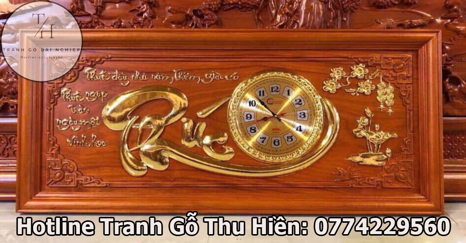 Tranh Gỗ Đồng Hồ